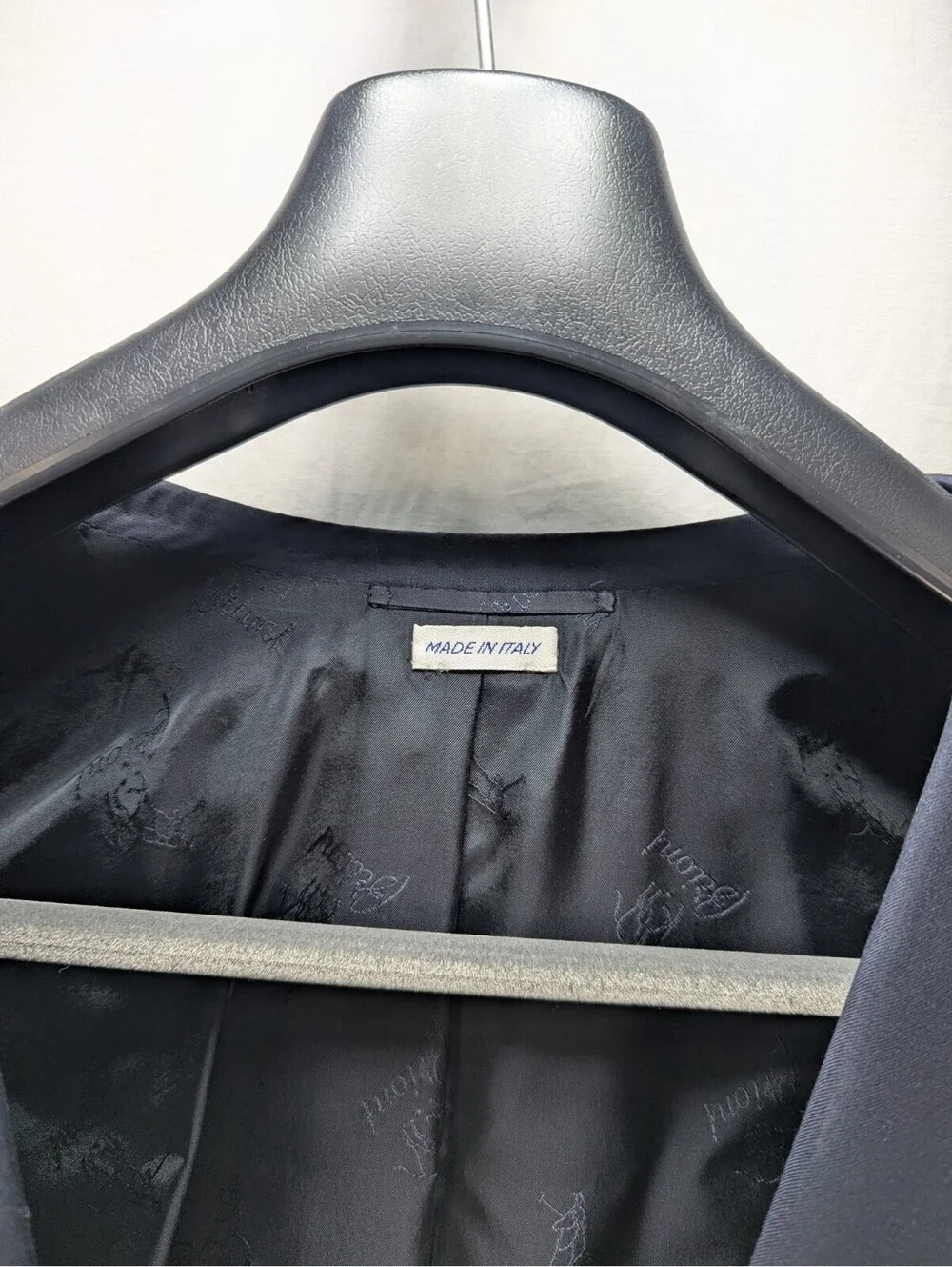 Brioni Nomentano Navy Blue Wool Blazer Sport Coat Mens US 50L Italy READ